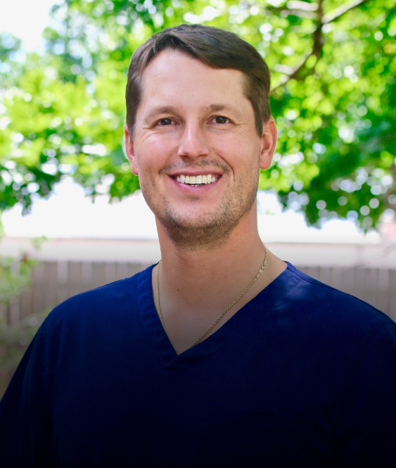 Smiling portrait of Dr. David Lawrence at Warwick Dental in Oklahoma City